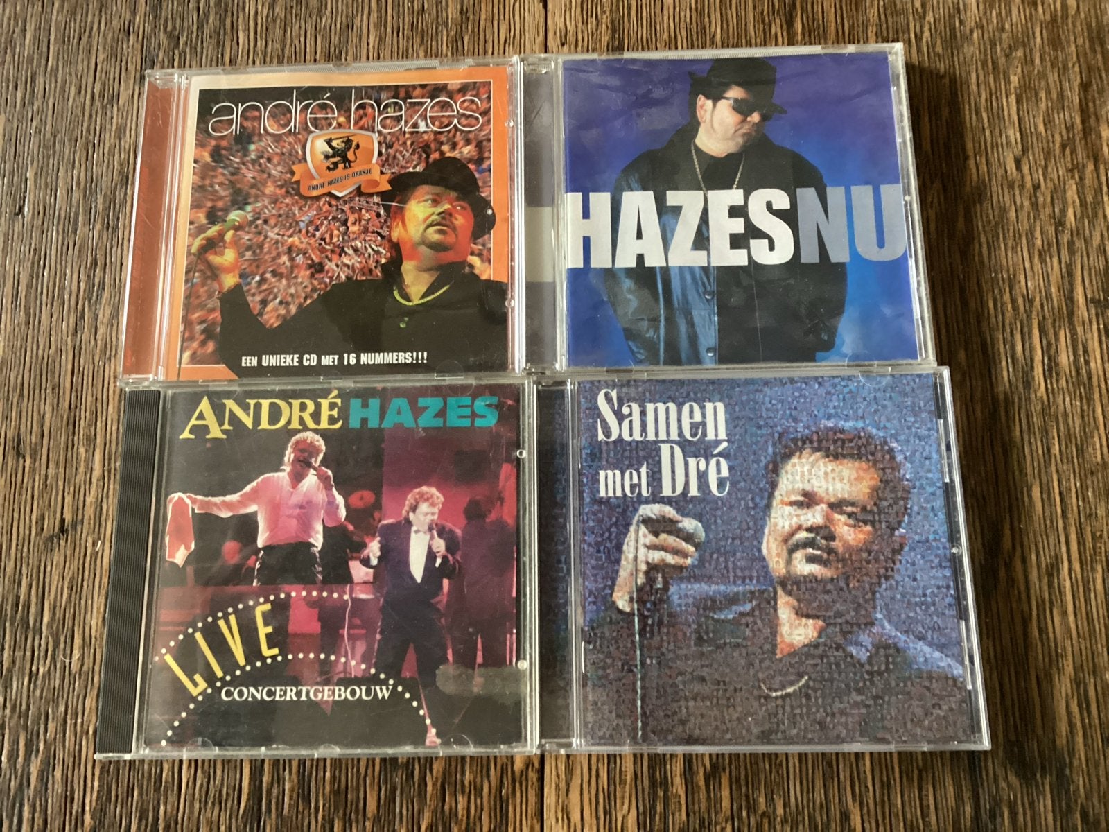 André Hazes CD collectie - 4 albums, SAMEN voor 7 euro., Gebruikt, Ophalen of Verzenden, Levenslied of Smartlap, Inclusief doosje