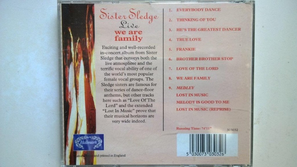Sister Sledge - Live We Are Family, Ophalen of Verzenden, Zo goed als nieuw, Disco, Album