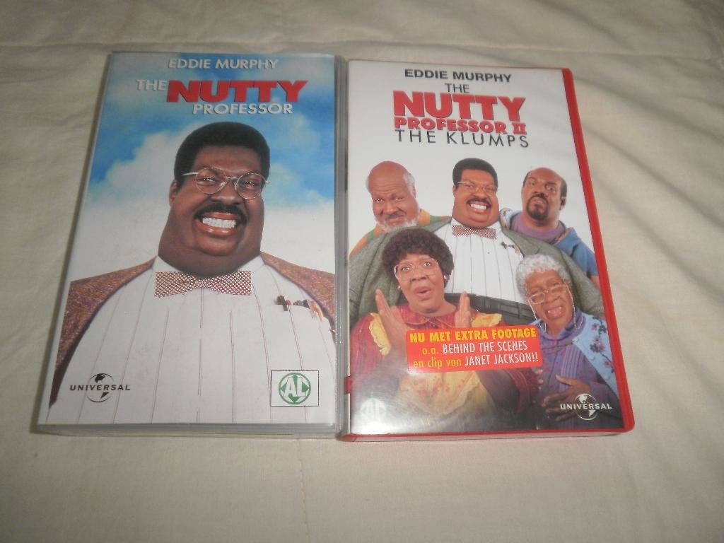 THE NUTTY PROFESSOR! Top Komedie met E.Murphy Op VIDEO!, Cd's en Dvd's, VHS | Film, Alle leeftijden, Ophalen of Verzenden, Zo goed als nieuw