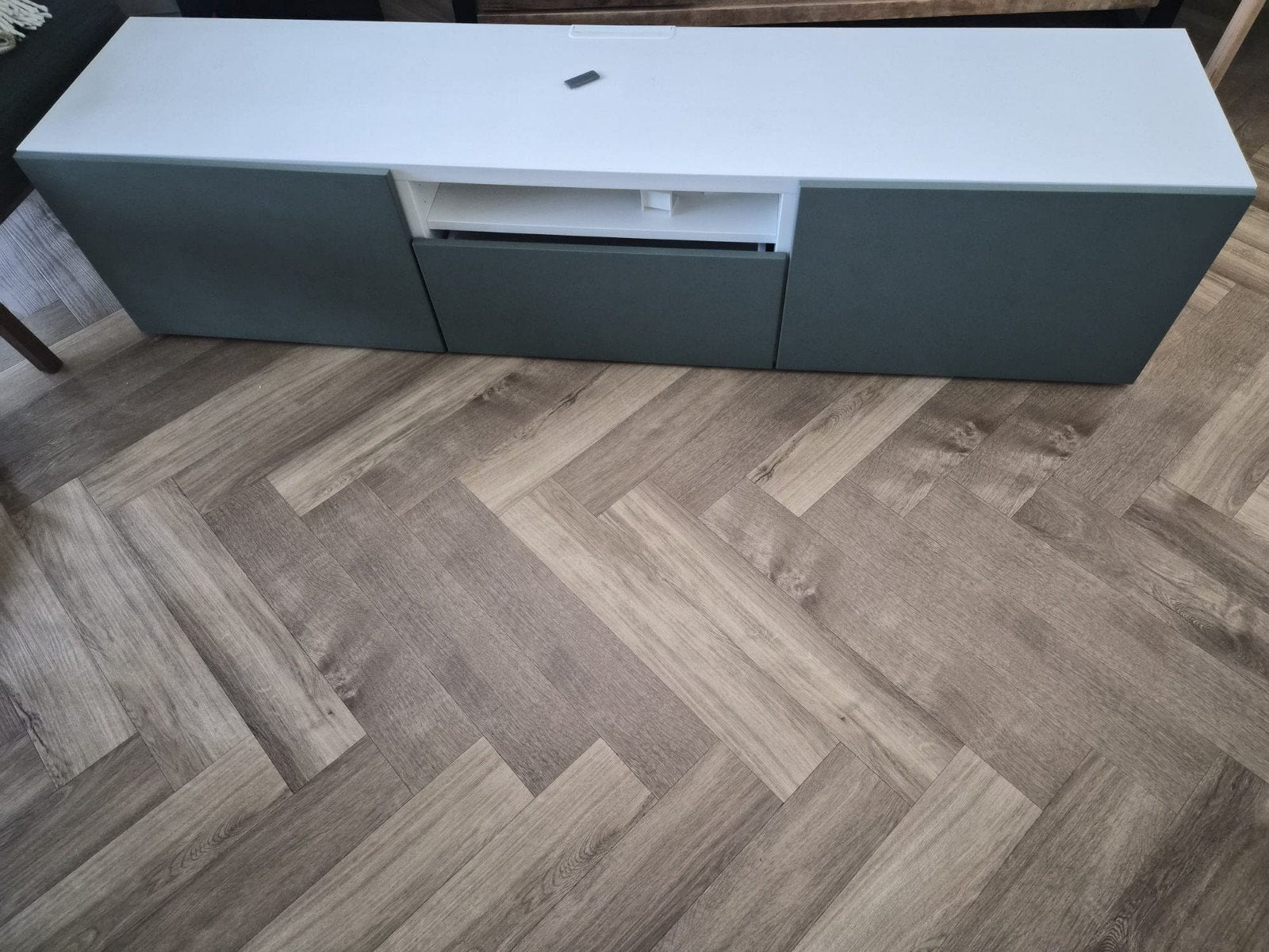 tv meubel 180cm softclose, Ophalen, 150 tot 200 cm, Zo goed als nieuw, Minder dan 100 cm