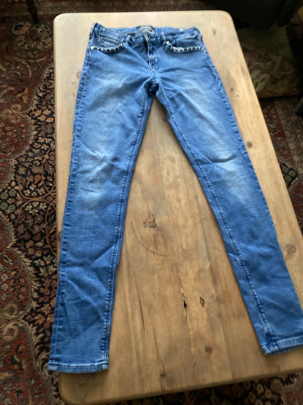 Scotch & Soda Blauw spijkerbroek, Blauw, Ophalen of Verzenden, Zo goed als nieuw, Maat 36 (S)