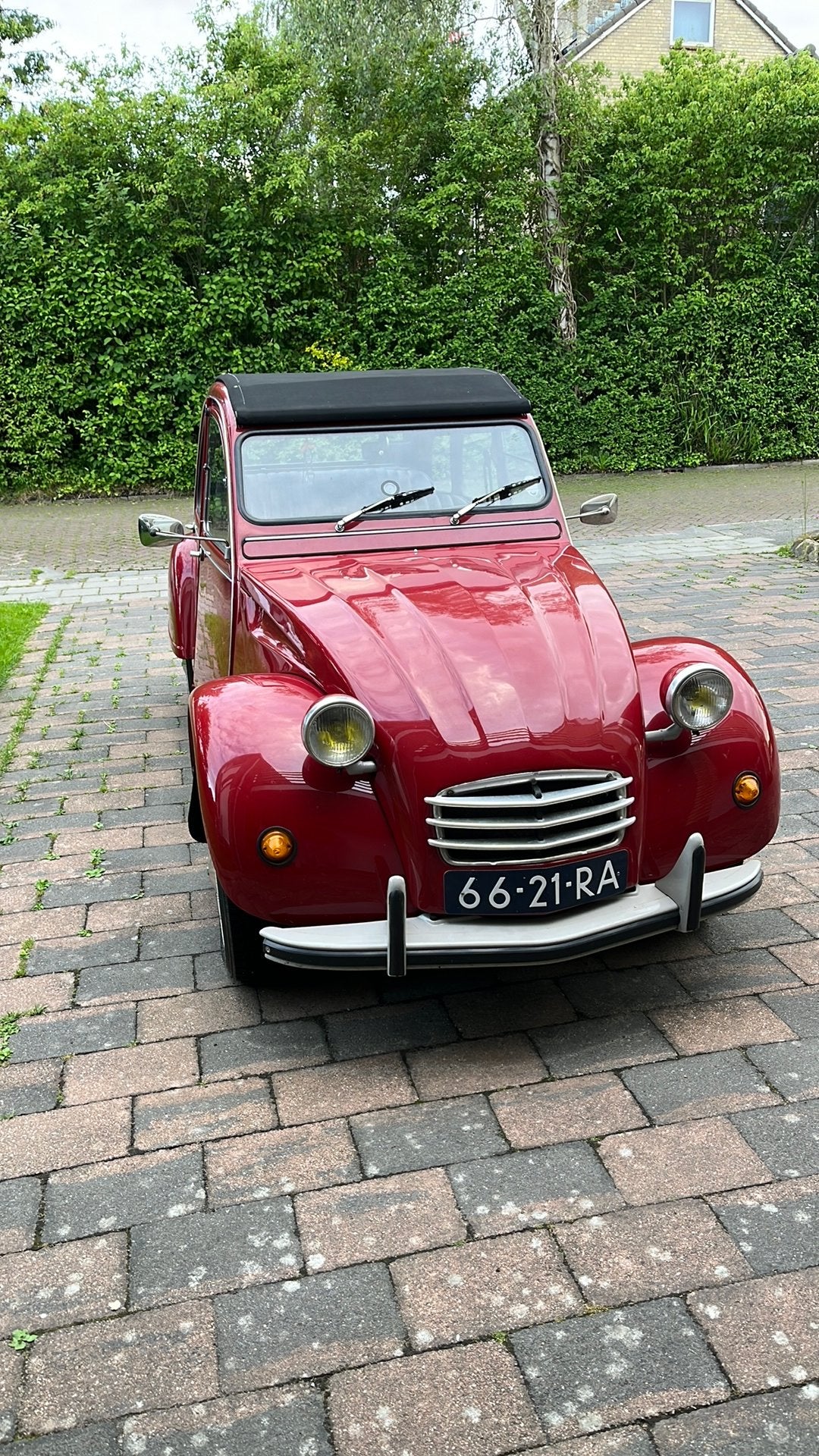 Citroën 2CV 0.4 1971 Rood, Auto's, 2CV, 435 cc, Handgeschakeld, Particulier