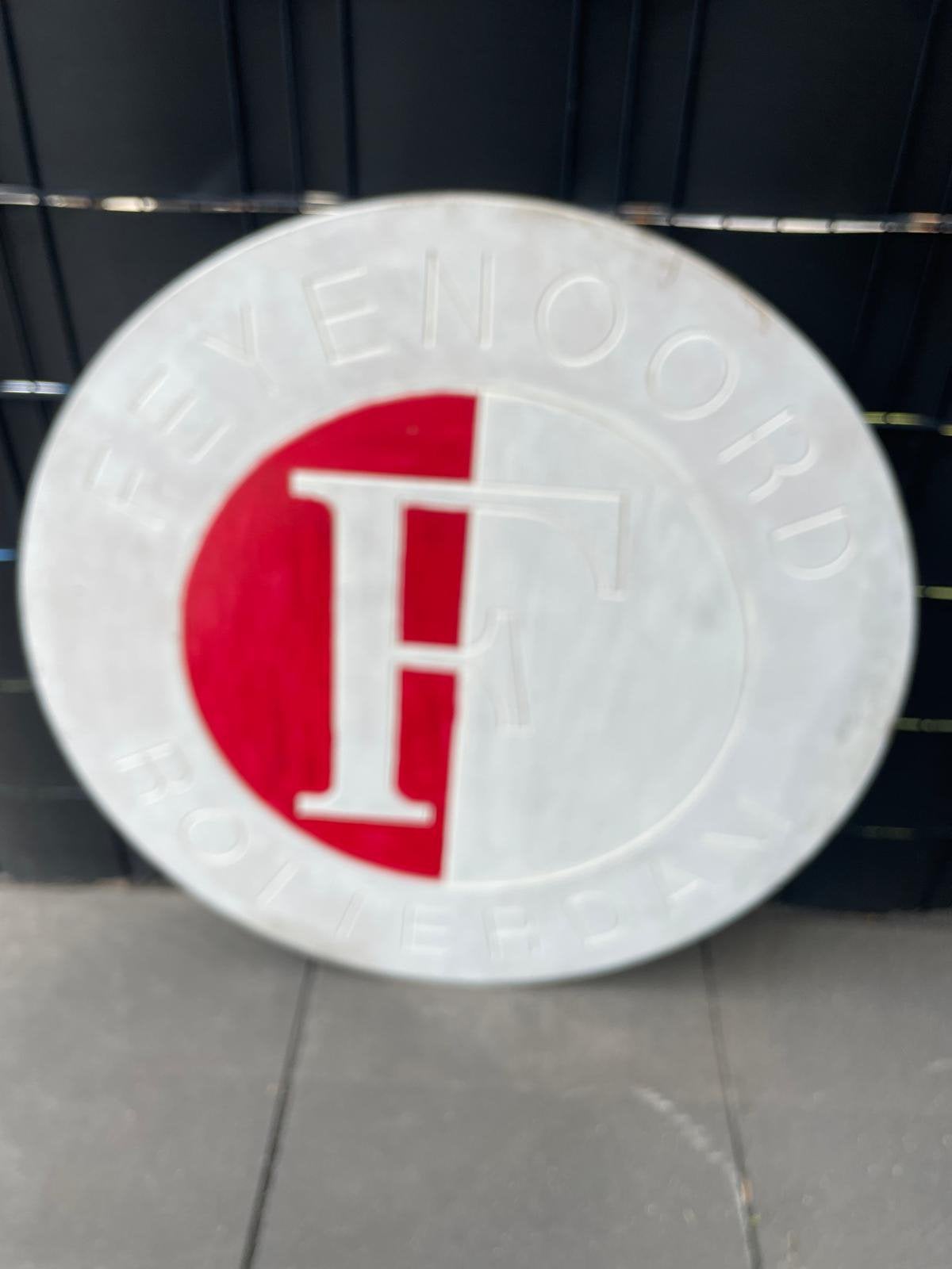 Feyenoord bord, Ophalen, Gebruikt