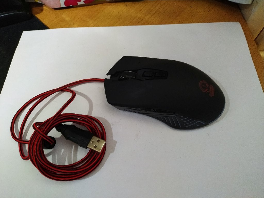 Ripper Allen gamin muis, Muis, Gebruikt, Gaming muis, Ophalen of Verzenden
