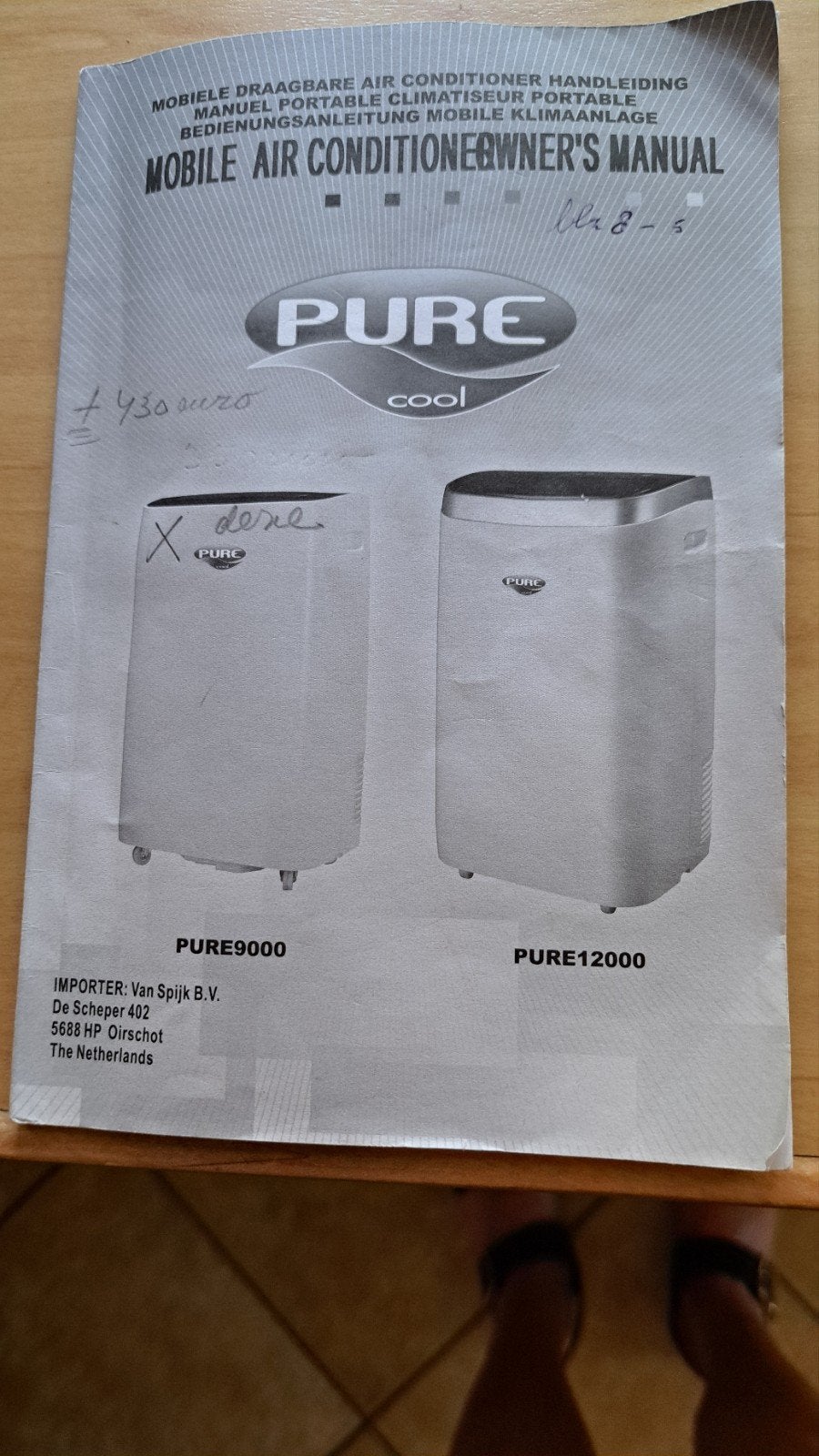 Mobiele air condtioner, Witgoed en Apparatuur, Ophalen, Luchtreiniger