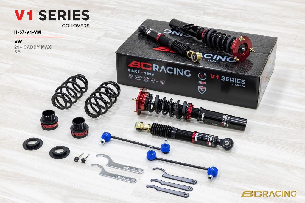 BC Racing schroefset verlaging - Volkswagen Caddy Maxi 21+, Ophalen of Verzenden