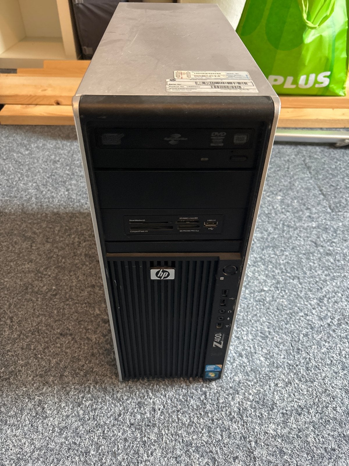 HP Z400 Workstation met NVIDIA Quadro 4000, Computers en Software, Ophalen of Verzenden, Gebruikt, Met videokaart