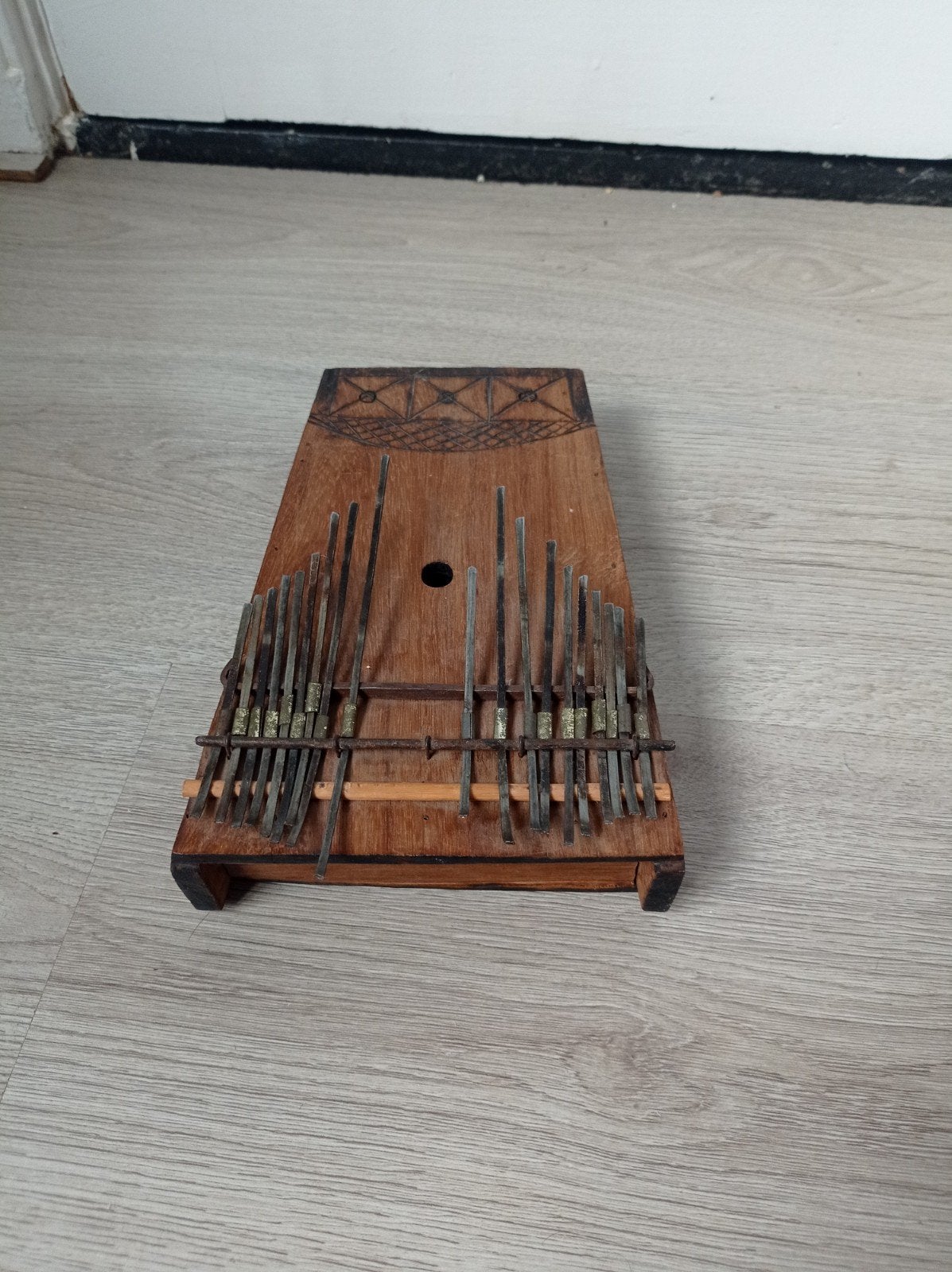 Vintage Afrikaanse duimpiano, Ophalen of Verzenden