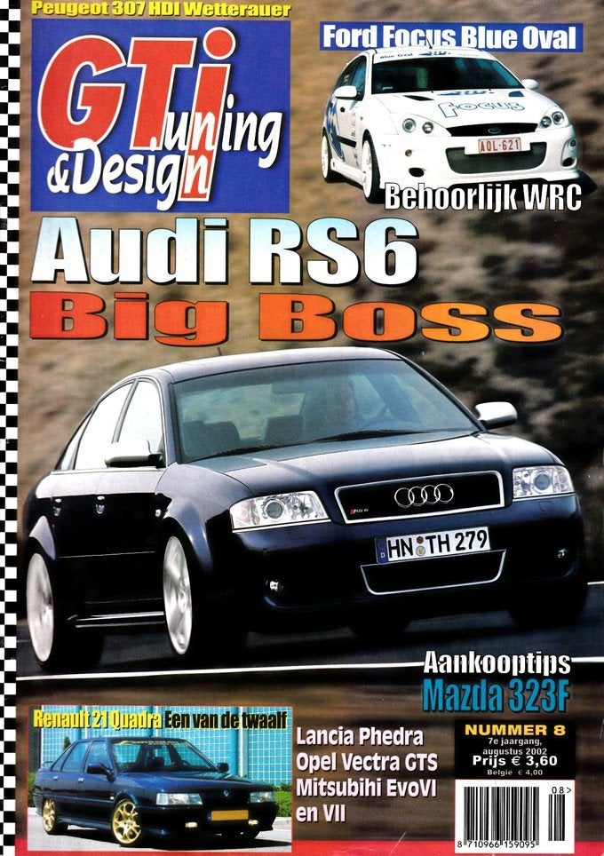 GTI Tuning & Design 8 2002 : Mitsubishi EVO - Mazda 323F, Ophalen of Verzenden, Gelezen, Algemeen