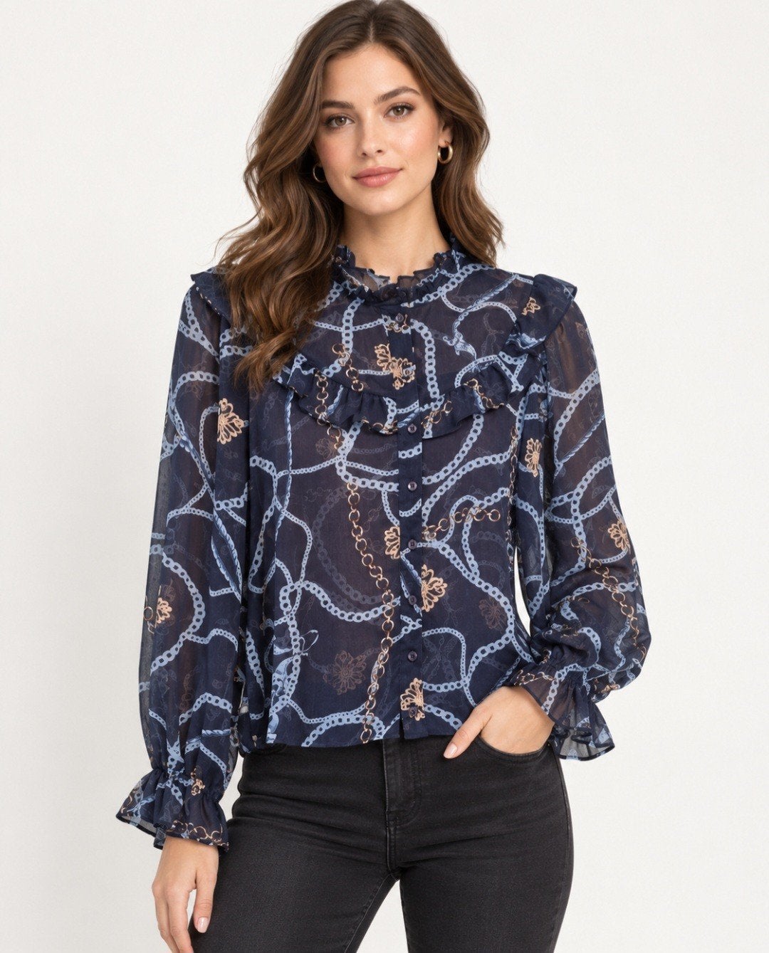 Verzia by Bel&Bo Blouse | Maat 38 | Topstaat✨️✨️, Maat 38/40 (M), Blauw, Ophalen of Verzenden, Zo goed als nieuw