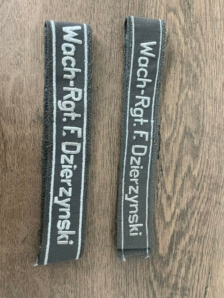 DDR Stasi wachtregiment F. Dzierzynski armbanden., Verzamelen, Militaria | Algemeen, Ophalen of Verzenden, Landmacht, Duitsland