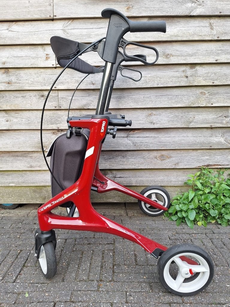 TOPRO Pegasus Carbon rollator, Ophalen, Lichtgewicht, Zo goed als nieuw