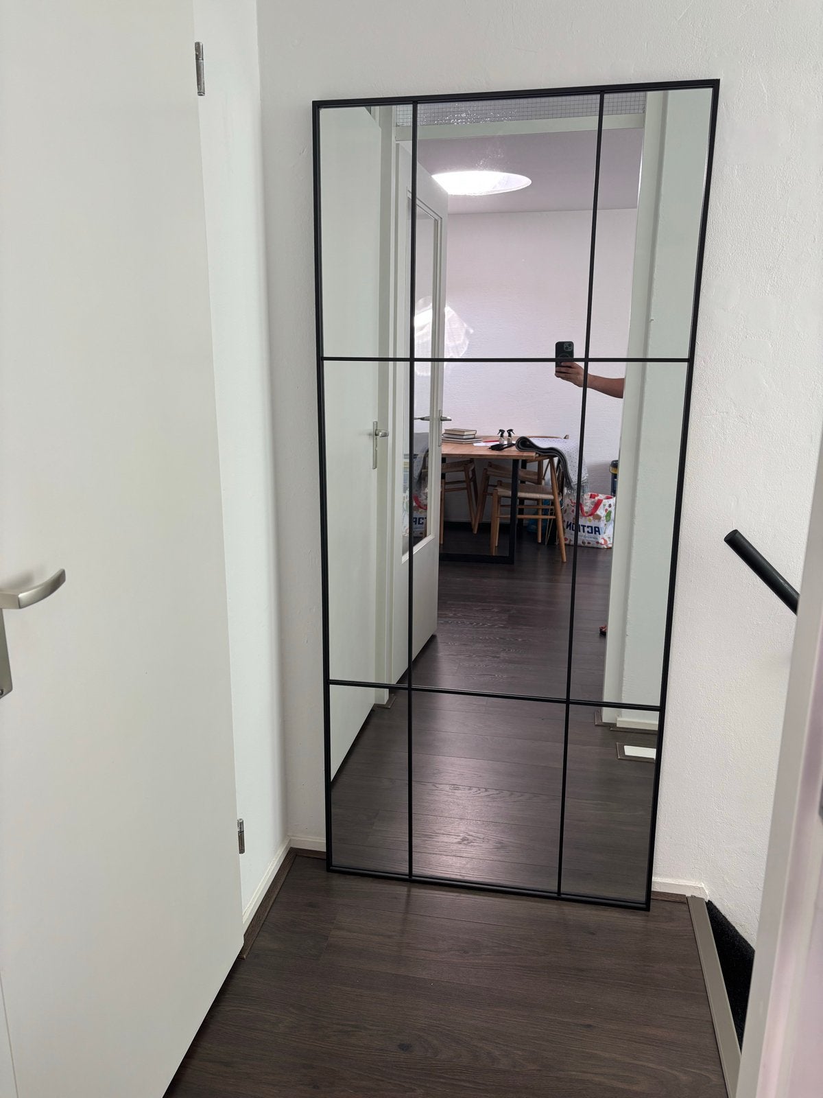 Grote spiegel 80x180 cm in nieuwstaat, Huis en Inrichting, Woonaccessoires | Spiegels, Ophalen, Zo goed als nieuw, 75 tot 100 cm