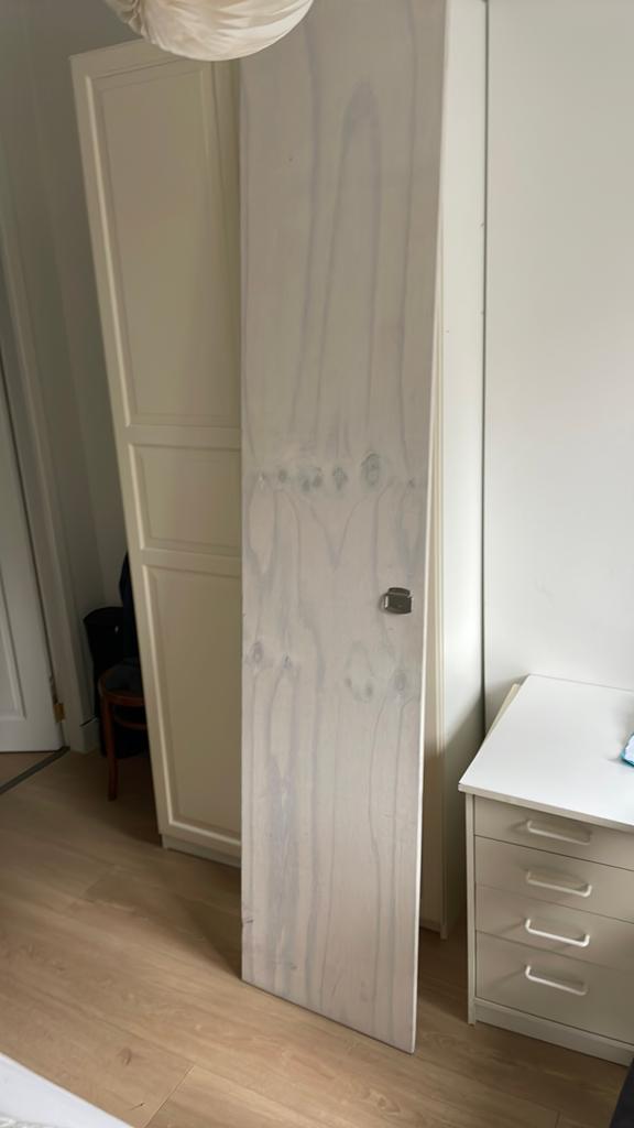 Stevige houten kastdeur voor Ikea Pax (236x49,5 cm), Ophalen, Minder dan 50 cm, Gebruikt, 200 cm of meer