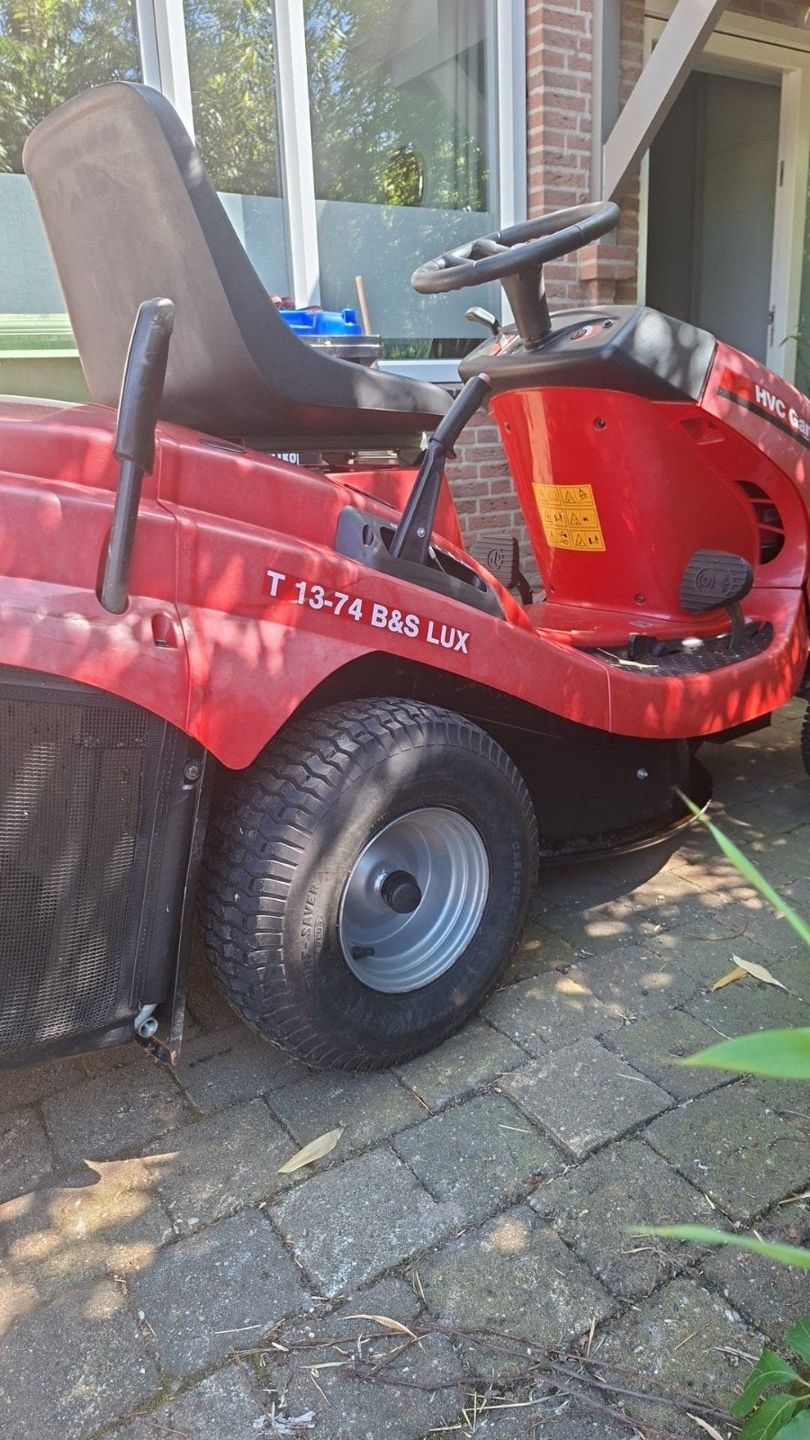 HVC Garden Machines T 13-74 B&S LUX Zitmaaier, Ophalen of Verzenden