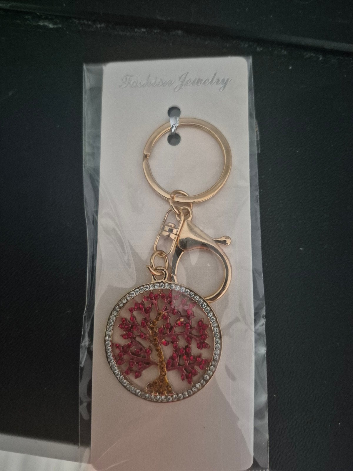 Sleutelhanger Levensboom met strass - Nieuw, Ophalen of Verzenden, Nieuw, Overige typen