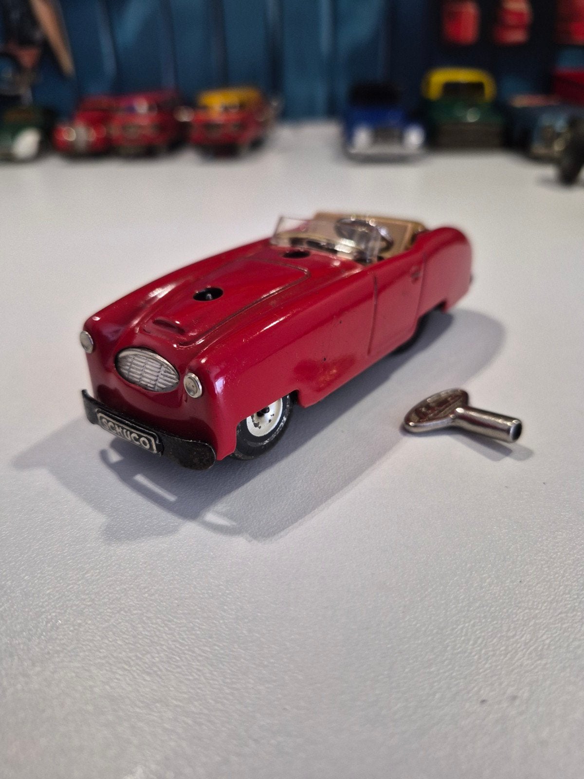 Schuco Varianto-Cabriolet 3045 met sleutel!, Antiek en Kunst, Ophalen of Verzenden
