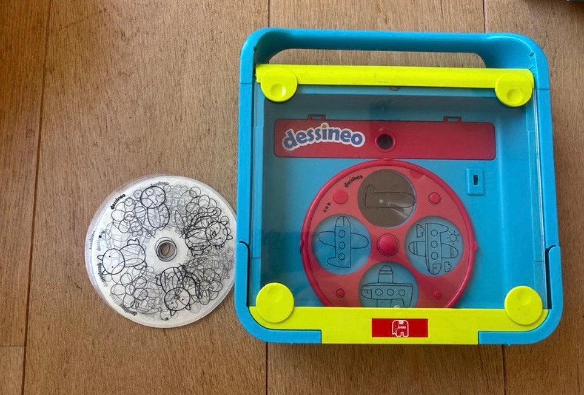 Dessineo tekenprojector Jumbo met 30 sjablonen, Ophalen of Verzenden, Zo goed als nieuw, Knutselen, Met licht