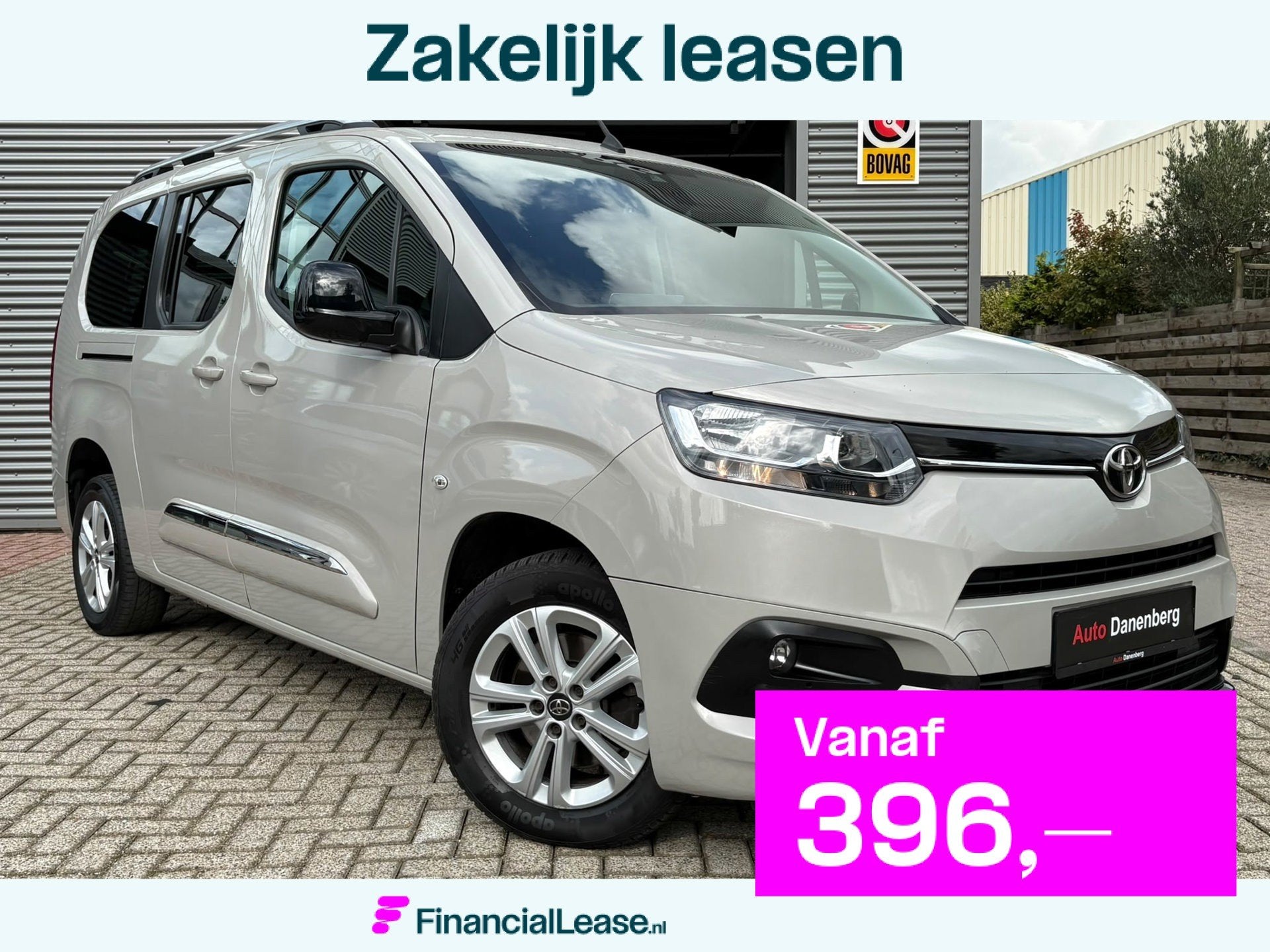 Toyota Proace City Verso L2 Executive 1.2 Turbo 7 PERSOONS A, Dealer onderhouden, Stof, Zwart, 7 stoelen