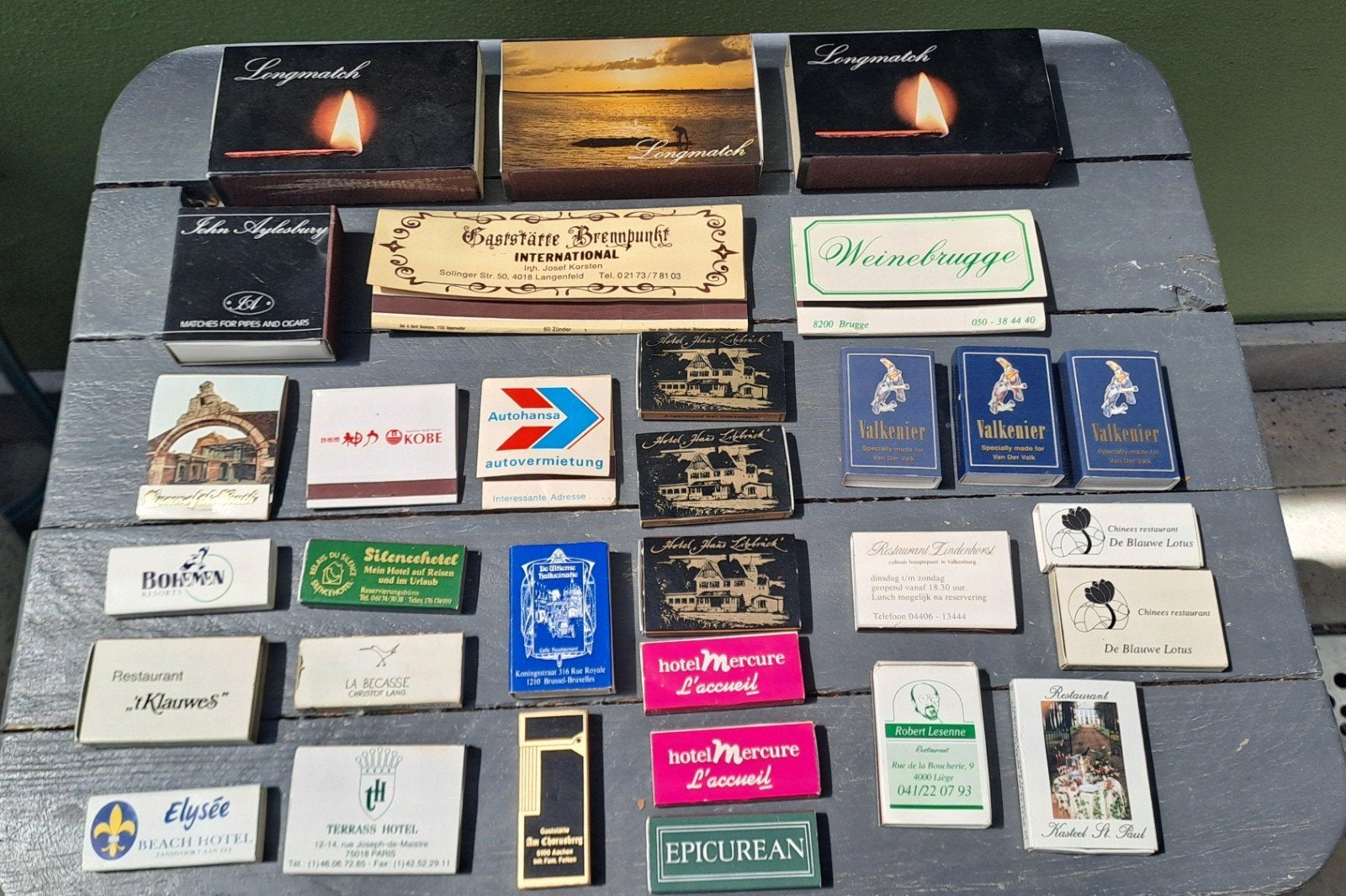 Collectie vintage luciferdoosjes - Hotels & Restaurants, Gebruikt, Onbekend, Ophalen of Verzenden, Onbekend
