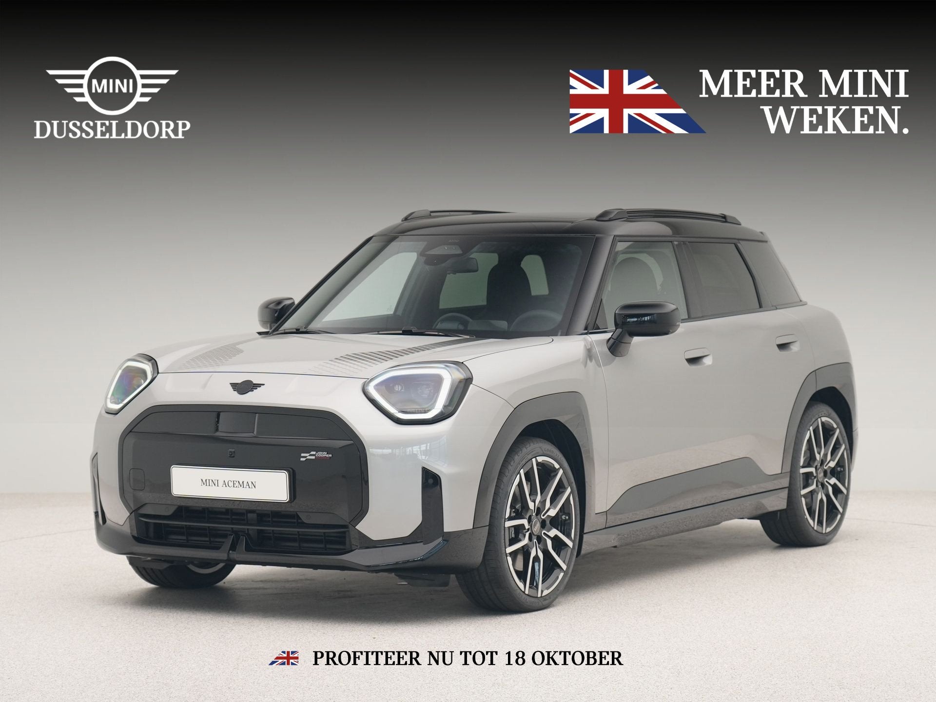 MINI Aceman SE John Cooper Works Pakket XL Accu conditie 100, Auto's, Dealer onderhouden, Met garantie (alle), 384 km, Aceman