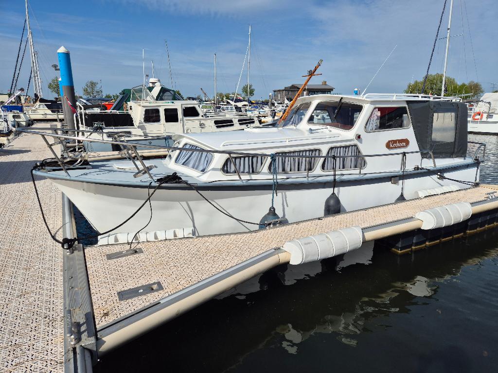 TK: Mooie Verhoefkruiser in de nieuwe jachthaven Drimmelen, Watersport en Boten, Ophalen, 10 tot 30 pk, Gebruikt, Staal
