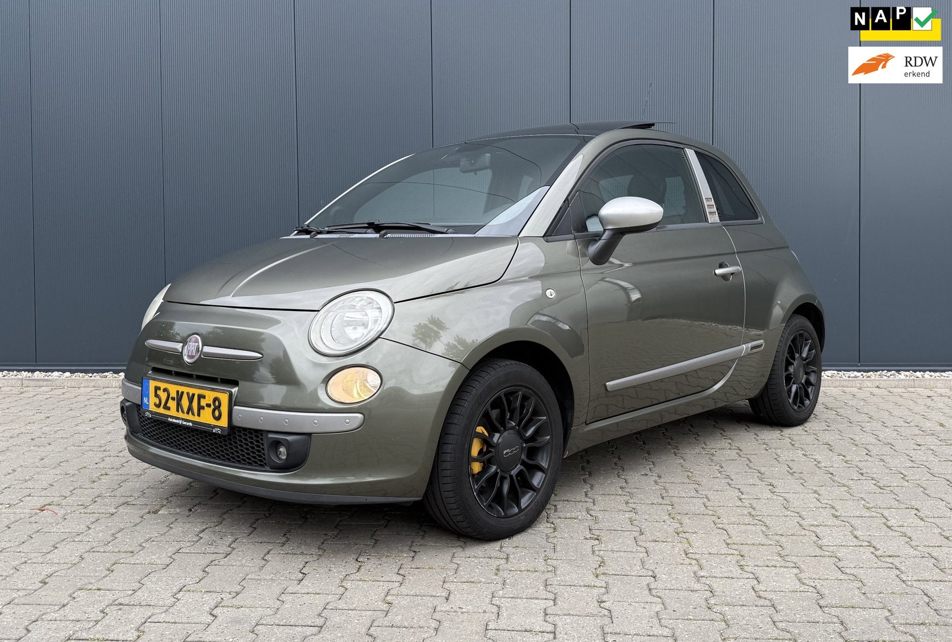Fiat 500 1.4-16V Sport byDiesel Panoramadak Airco Apk Nap, Auto's, Voorwielaandrijving, Euro 5, 101 pk, Gebruikt