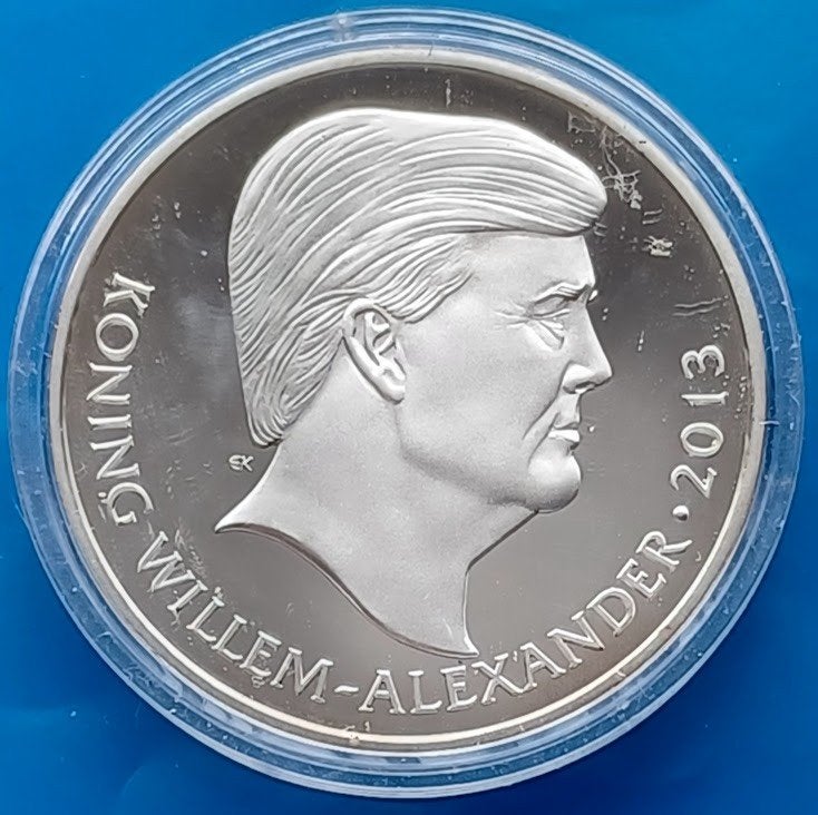 Penning Koning Willem-Alexander 2013, Verzenden, Overige materialen, Nederland