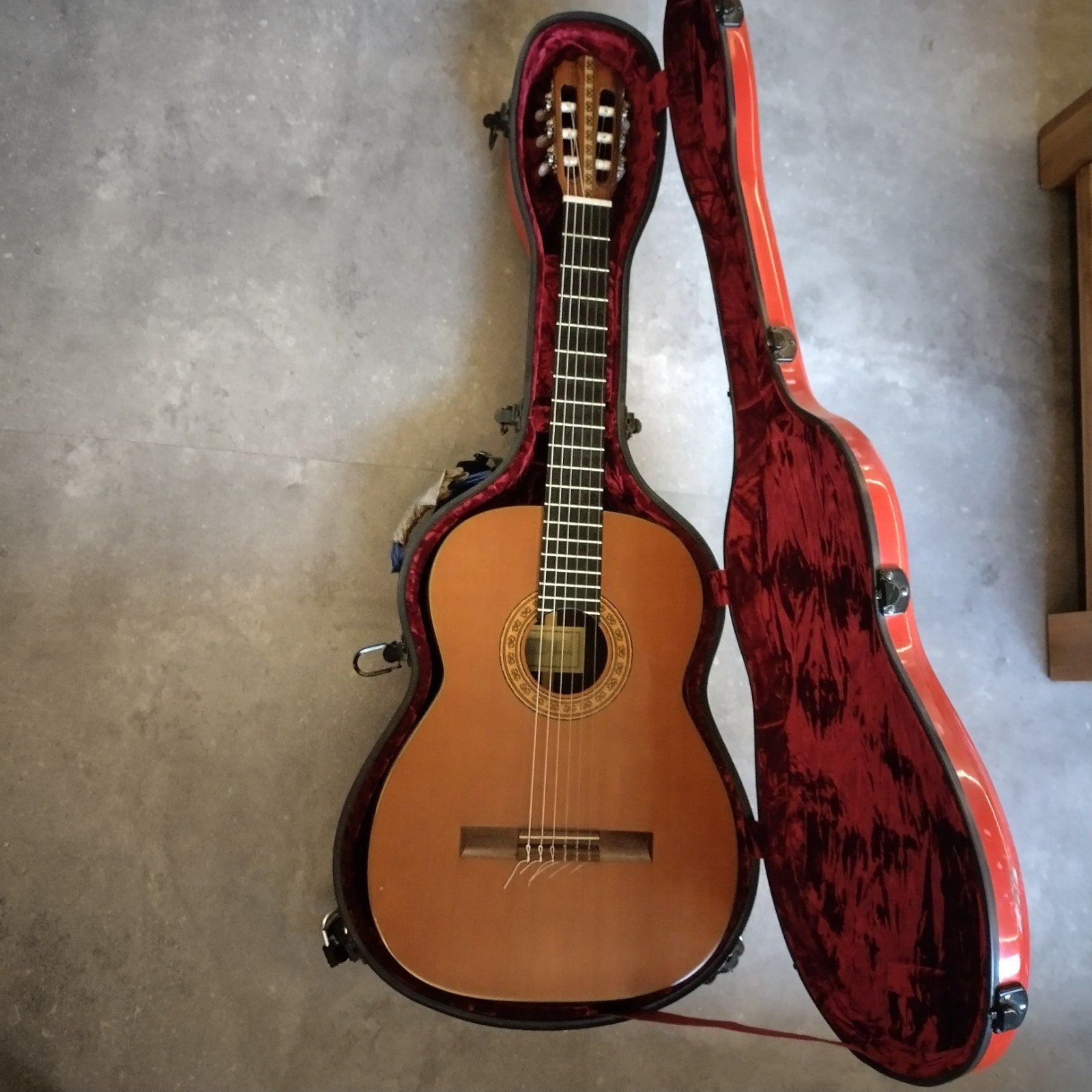 Helmut Hanika 1983 mod.28 (58PC) met pick-up, Ophalen, Zo goed als nieuw, Klassieke of Spaanse gitaar, Met (piezo-)element