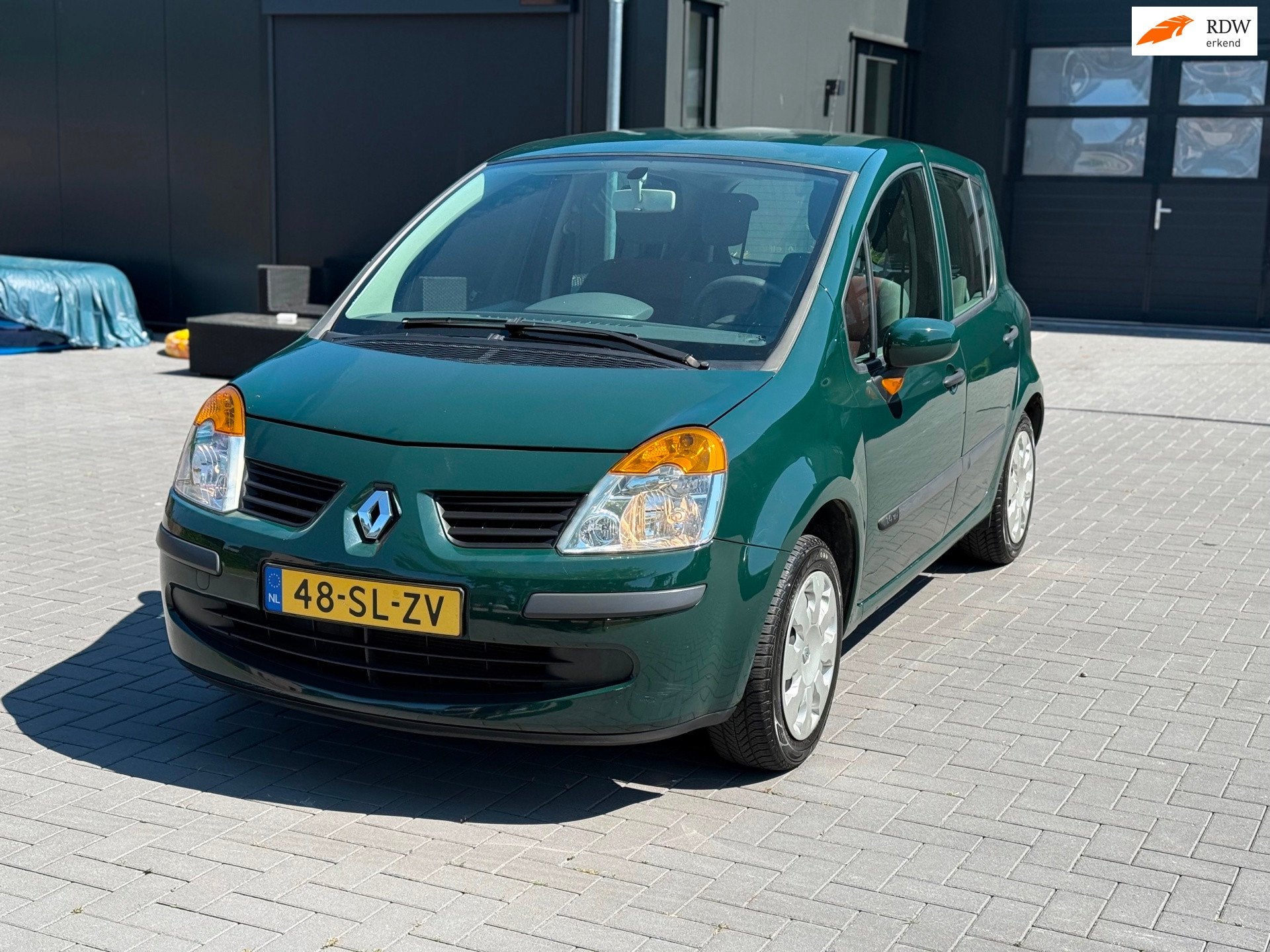Renault Modus 1.4-16V Tech Road | Airco | Lage KM | Nette Au, Auto's, Renault, Voorwielaandrijving, Gebruikt, 4 cilinders, 49 €/maand