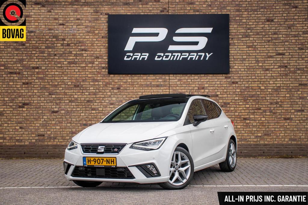 Seat Ibiza 1.0 TSI FR, Origineel NL, Pano, Carplay, Keyless, Voorwielaandrijving, Stof, 95 pk, Met garantie (alle)