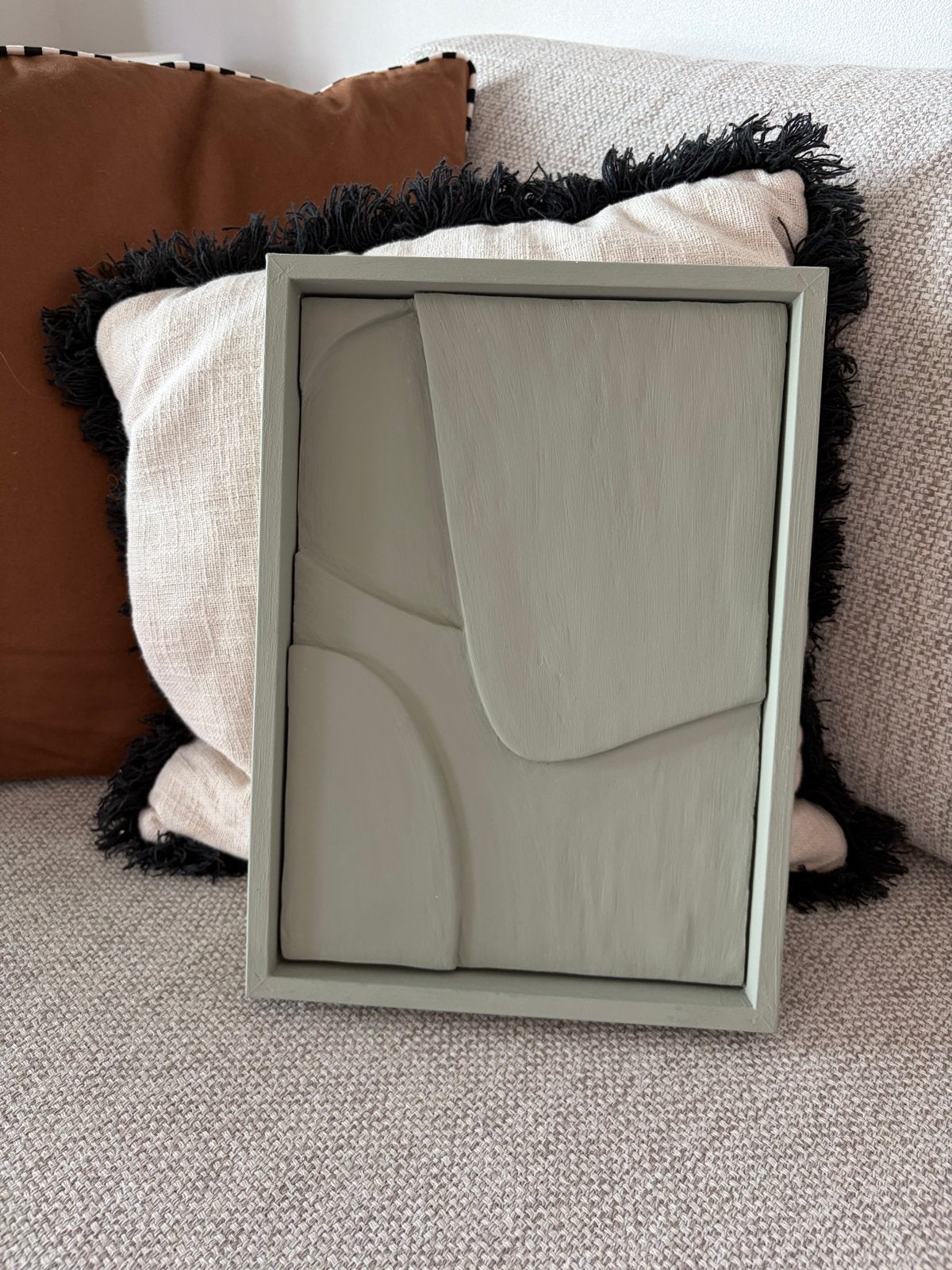Abstract 3D Kunstwerk in Groen, Ophalen of Verzenden