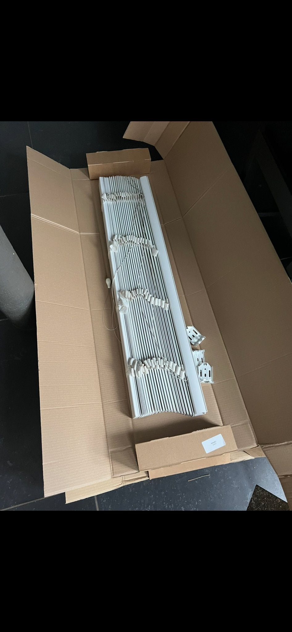 Houten brede luxaflex - Wit, Gebruikt, Wit, Hout, Ophalen of Verzenden