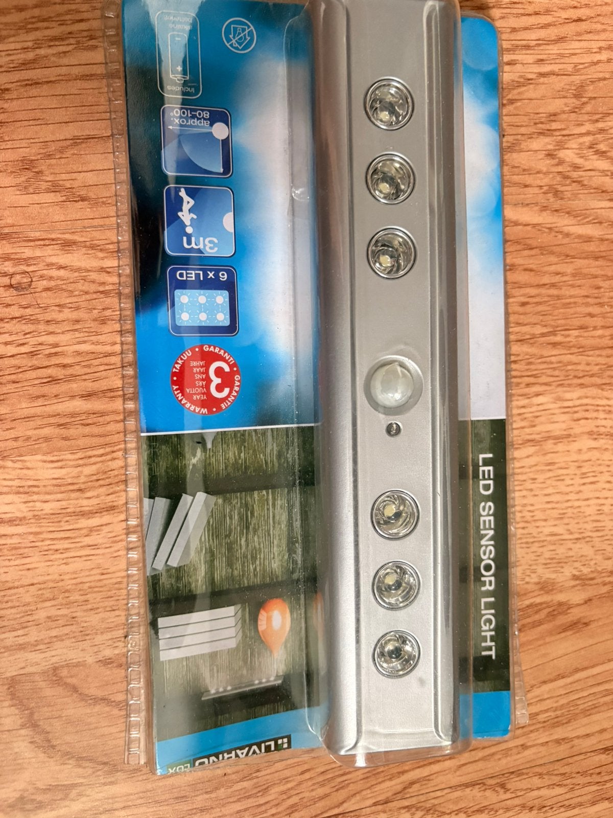 Te koop Led sensor light, Ophalen, Zo goed als nieuw, E27 (groot), Led-lamp
