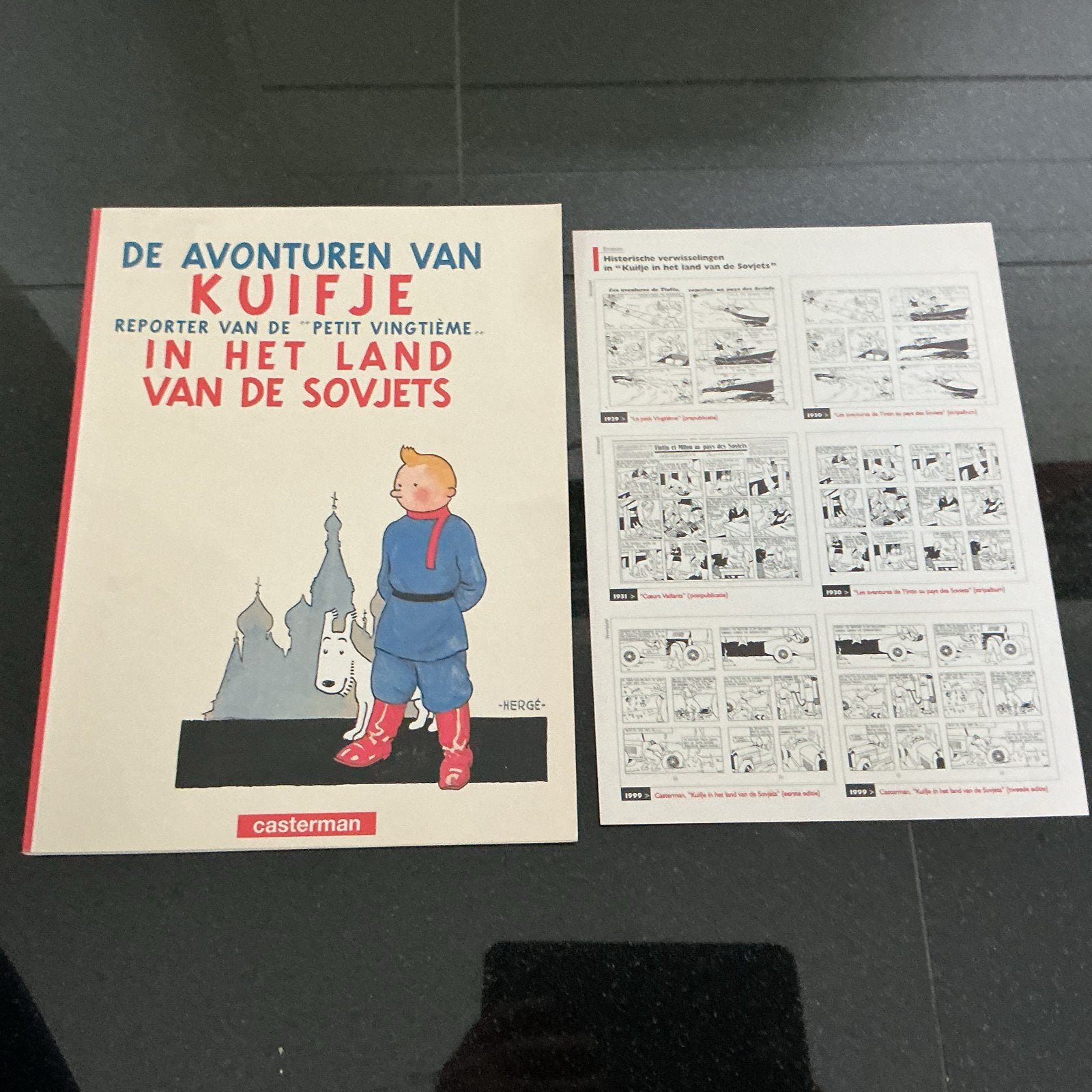 De Avonturen van Kuifje: In het Land van de Sovjets, Boeken, Eén stripboek, Ophalen of Verzenden, Zo goed als nieuw