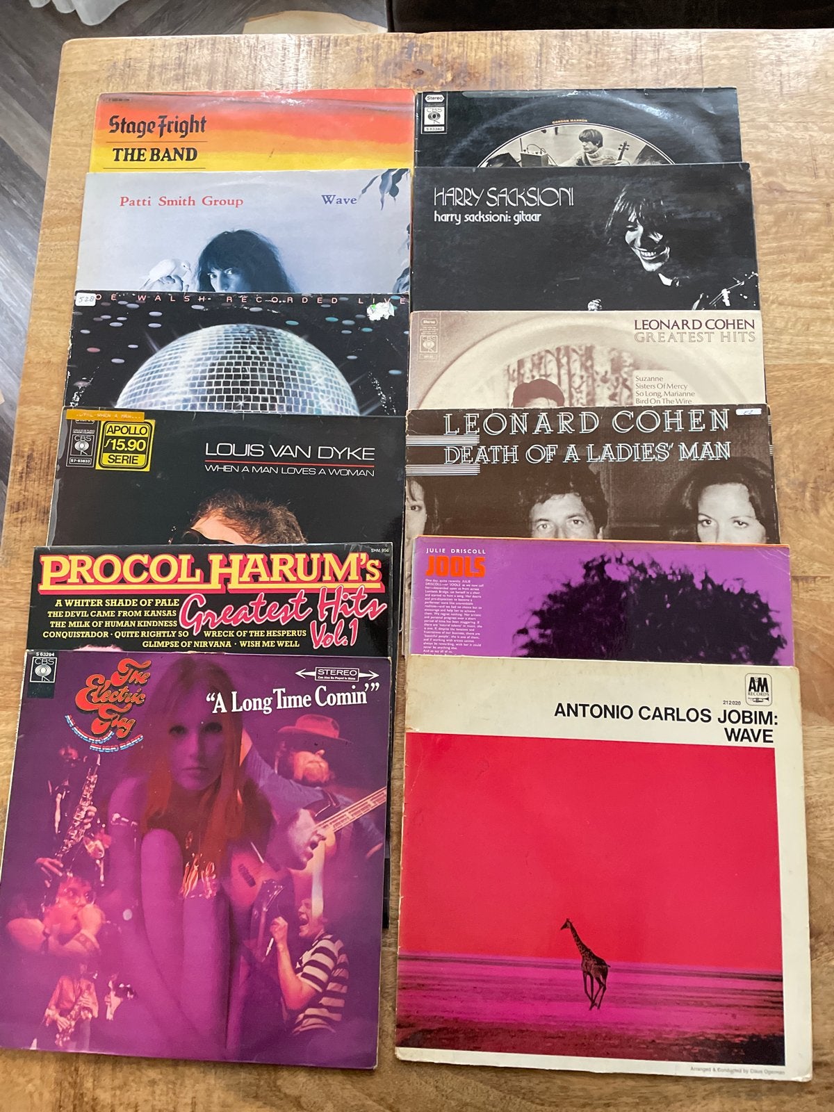 Diverse Pop/Rock LP's: The Band, Patti Smith, Leonard Cohen, Cd's en Dvd's, LP, Gebruikt, Pop, Ophalen of Verzenden