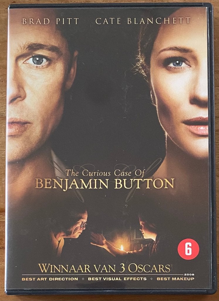 Benjamin Button DVD Brad Pitt, Engels, Nederlands, Fantasy, Ophalen of Verzenden
