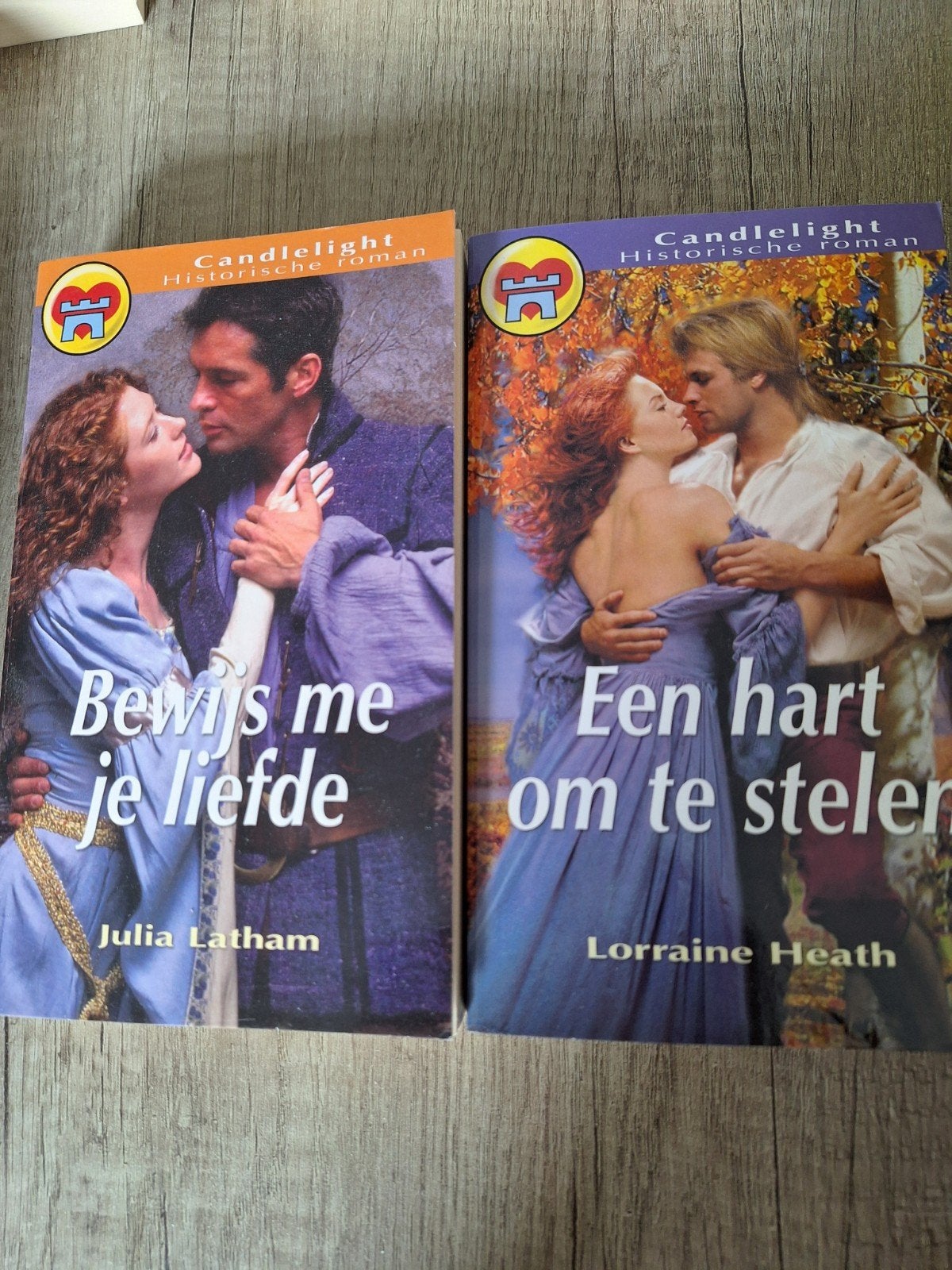 Candlelight Historische Romans Julia Latham & Lorraine Heath, Ophalen, Gelezen, Julia Latham, Lorraine Heath