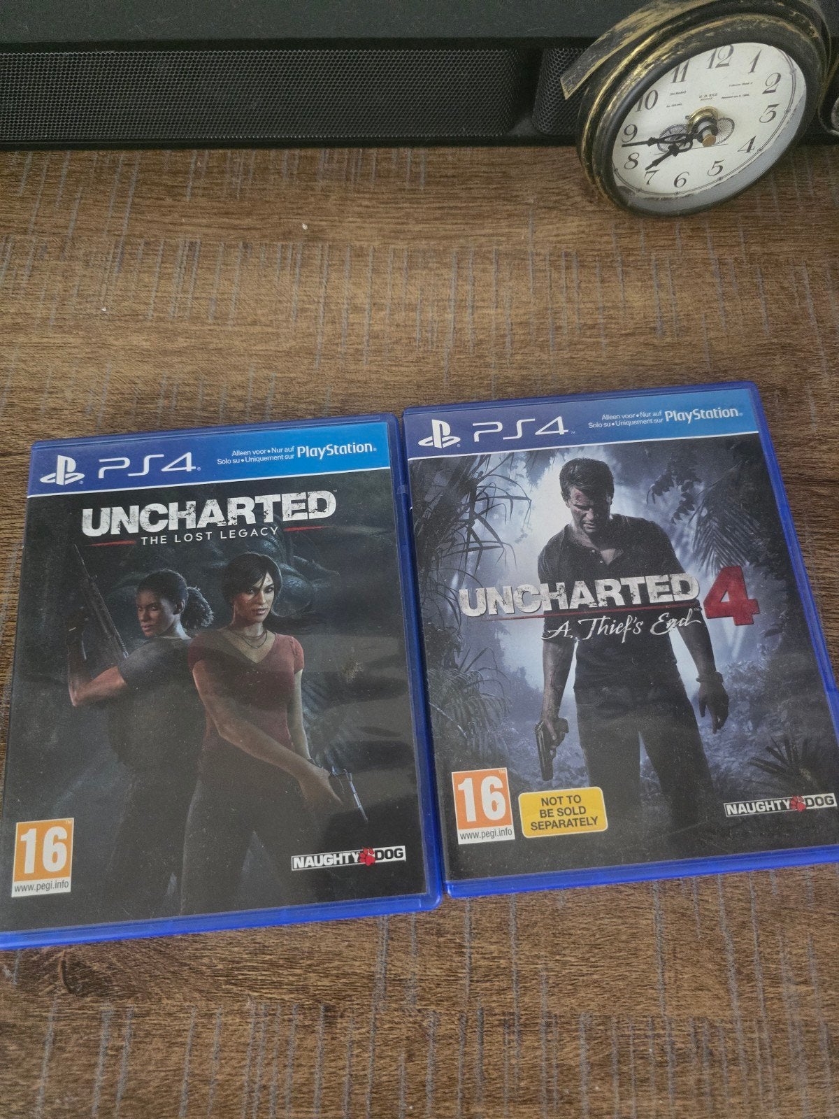 Uncharted: The Lost Legacy & Uncharted 4 PS4 games, Avontuur en Actie, 1 speler, Ophalen of Verzenden, Zo goed als nieuw