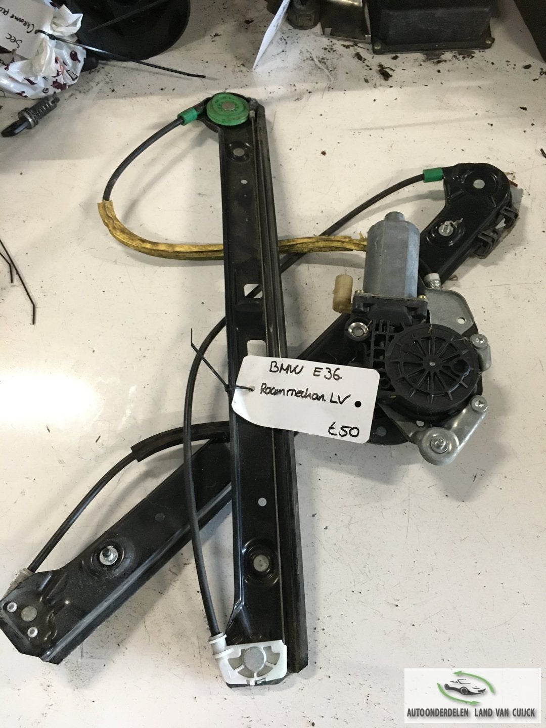 BMW E36 Elektr Raammechanisme Linksvoor, Gebruikt, -, -, Ophalen of Verzenden