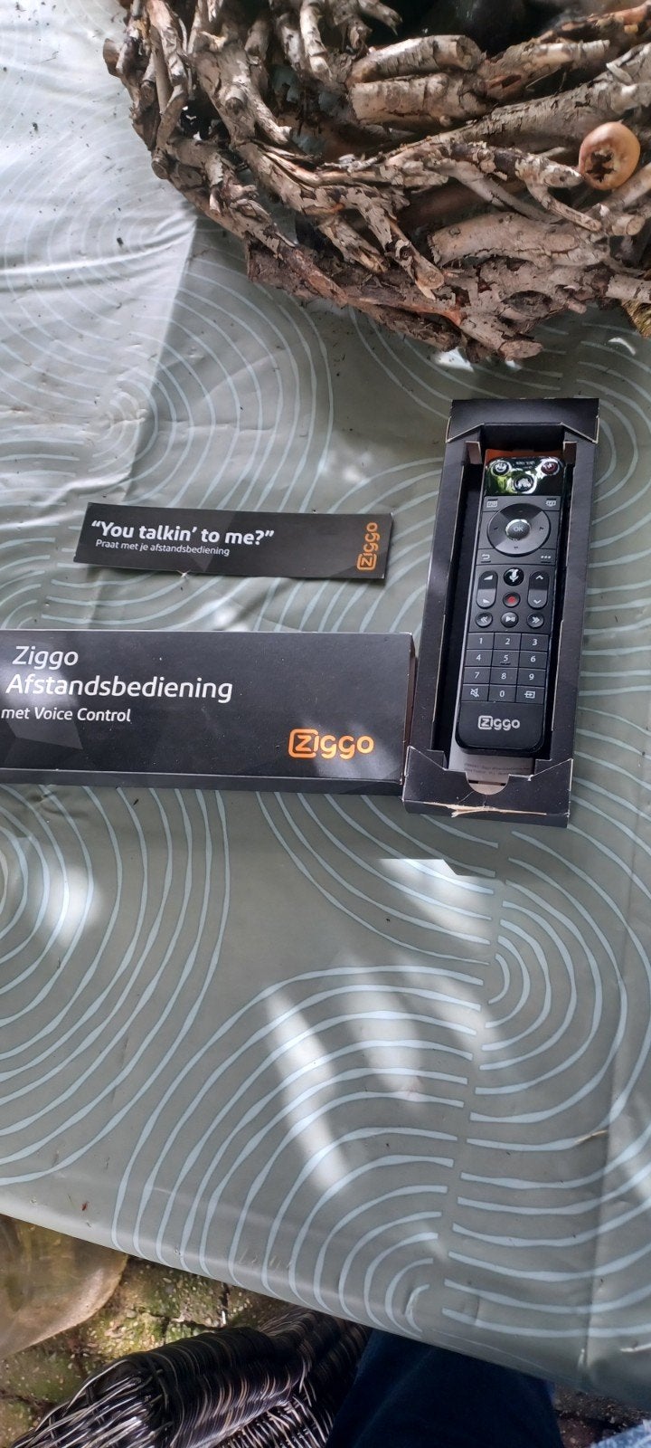 Ziggo Afstandsbediening met Voice Control, Ophalen of Verzenden, Nieuw, Origineel, Mediaspeler