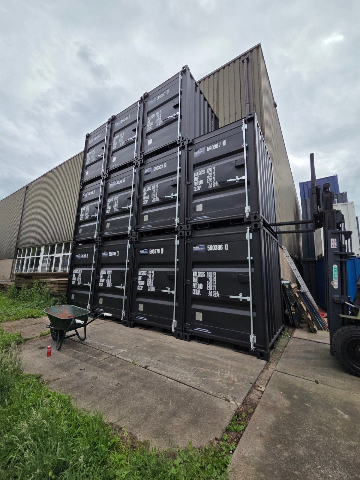 Kleine containers te koop 4ft 5ft 6ft 7ft 8ft 9ft 10ft 20ft, Ophalen of Verzenden