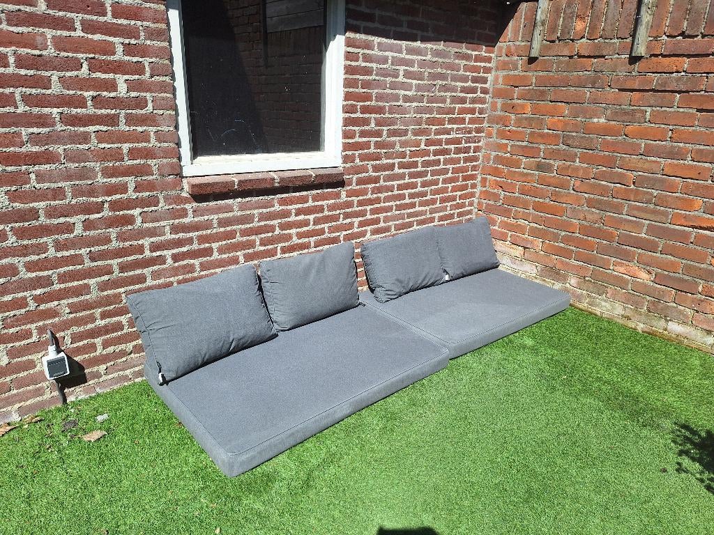 Kussens pallet bank, Tuin en Terras, Tuinsets en Loungesets, Ophalen, Gebruikt, Loungeset, Bank