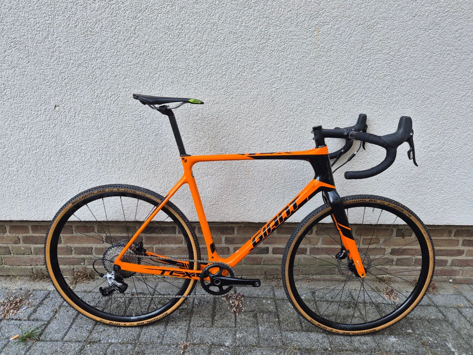 Giant TCX Advanced Pro 2 XL Cyclocrossfiets Oranje/Zwart, Ophalen, Gebruikt, Carbon, Heren