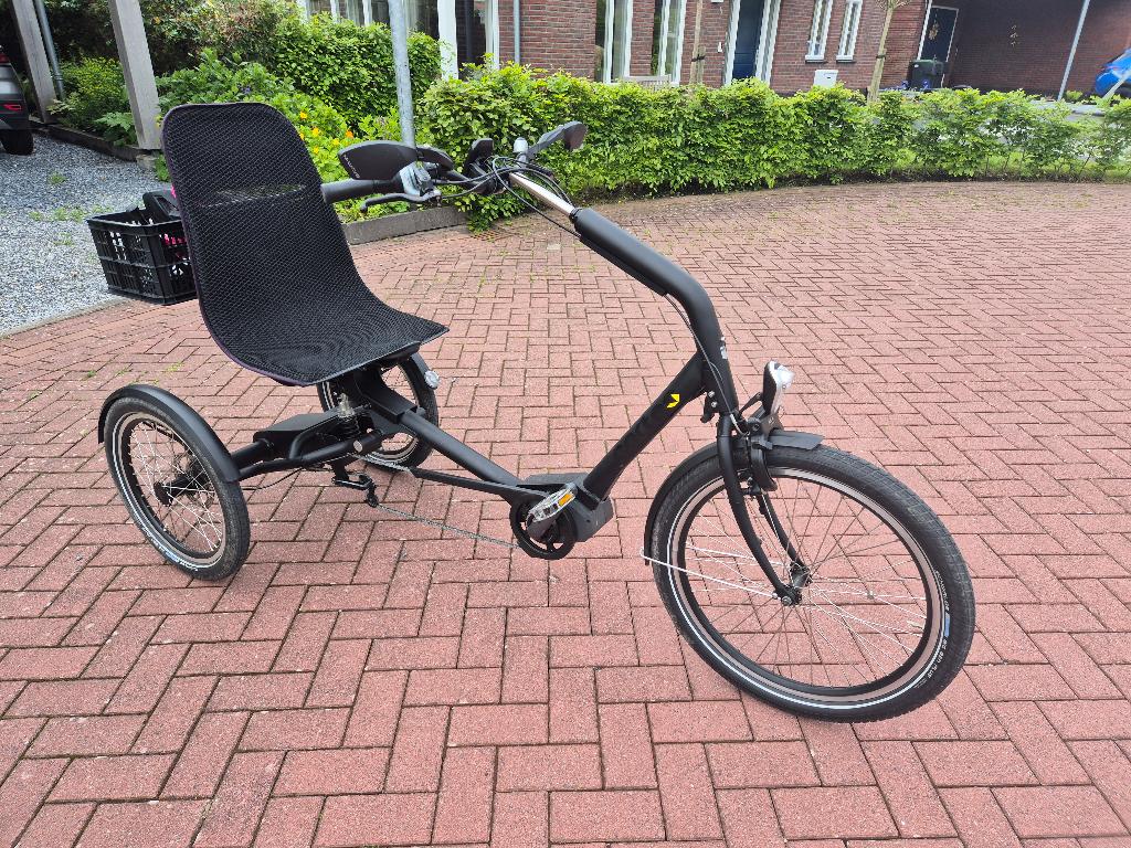 Huka Cortes elektrische driewielfiets, Fietsen en Brommers, Ophalen, Zo goed als nieuw, Schijfrem, Huka cortes
