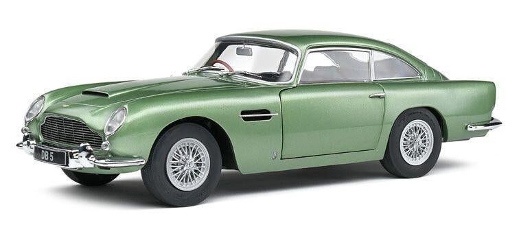 Aston Martin DB5 '64, groen - 1:18 - Solido, Solido, Solido, Rue de L' Ecusson 2, 56120 Josselin France, Nieuw