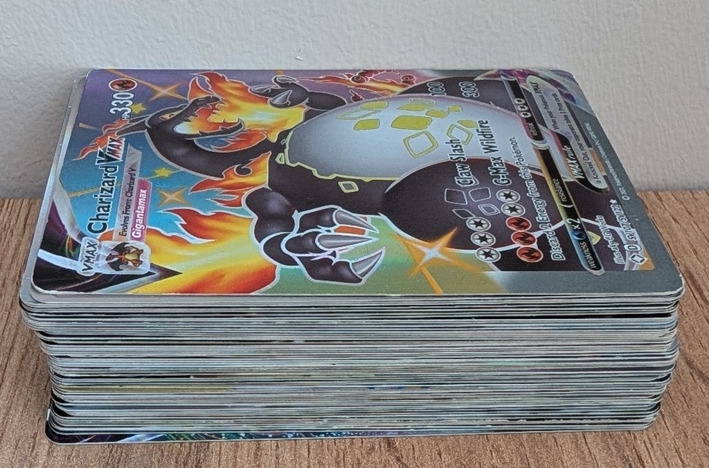 Proxy Pokémon kaarten (EX, V, GX en Vmax) - 64 stuks, Ophalen of Verzenden, Zo goed als nieuw, Meerdere kaarten, Foil
