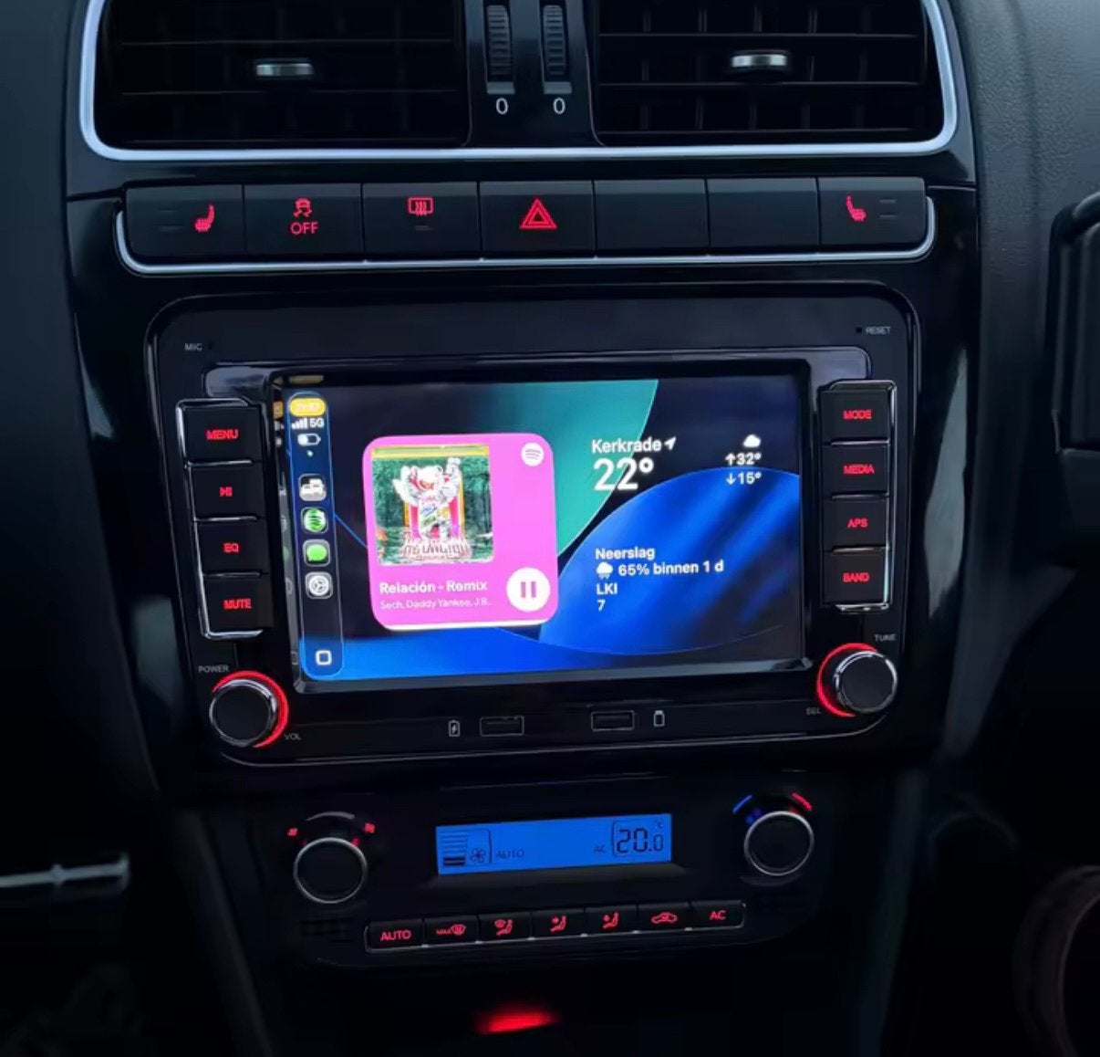 Nieuw Carplay Systeem Volkswagen inclusief inbouw Golf Polo, Ophalen, Zo goed als nieuw