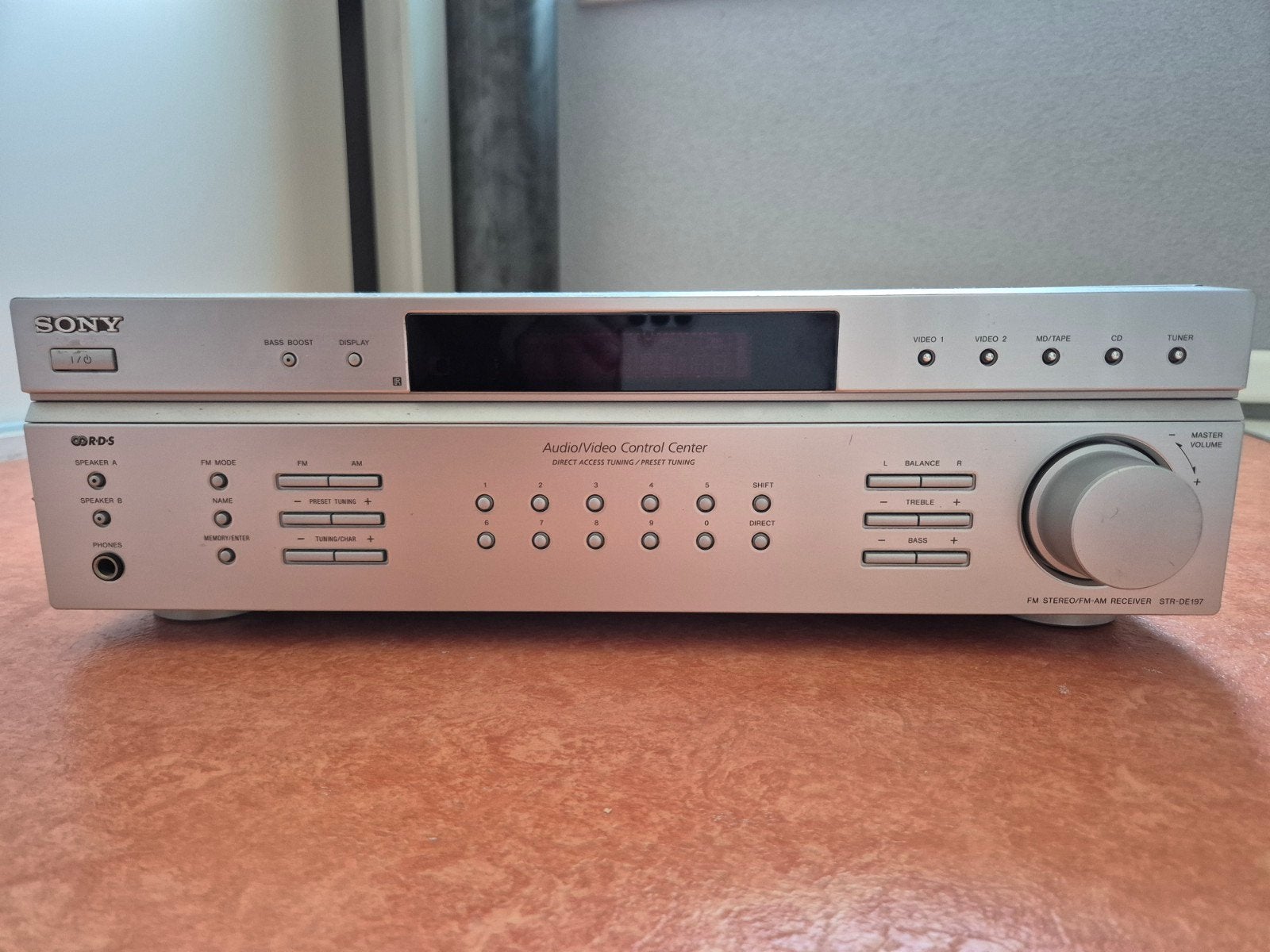 Sony STR-DE197 FM Stereo/FM-AM tuner - versterker r, Gebruikt, Ophalen of Verzenden, Sony, Minder dan 60 watt