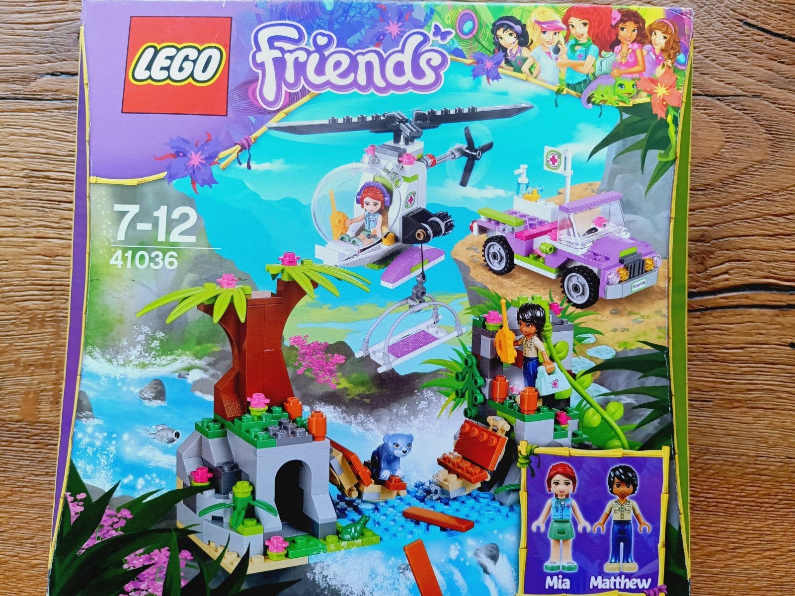 lego friends 41036 jungle brug reddingsactie, Ophalen of Verzenden, Zo goed als nieuw, Lego, Friends